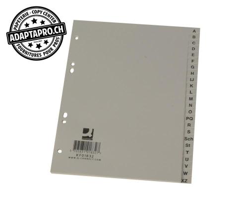 R&eacute;pertoire plein format Q-CONNECT en PP - A-Z 24 onglets - A5