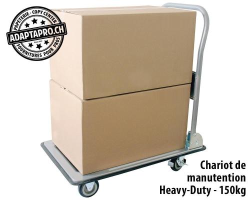 Chariot de manutention AdaptaPro - 47x82x74cm - charge lourde 150 kg