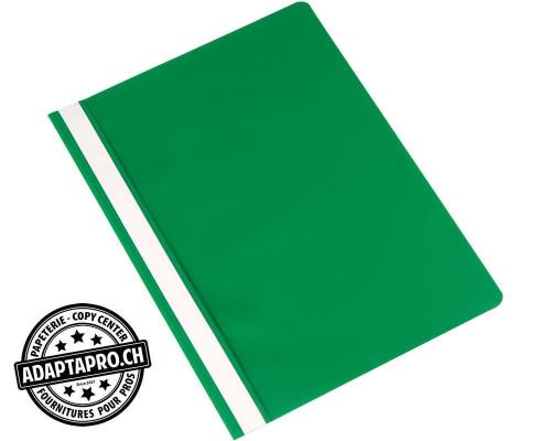 Dossier-classeur Q-CONNECT - vert - A4 capacit&eacute; 80 feuilles