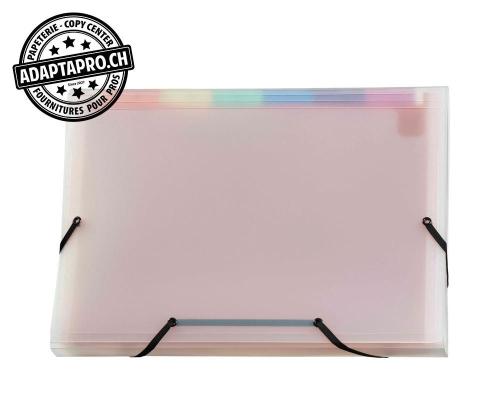 Doss. compart. Rainbow A4 12s&eacute;p.