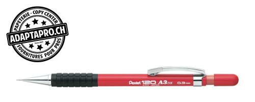 Portemine PENTEL 120 A3 DX - 0.3mm - rouge