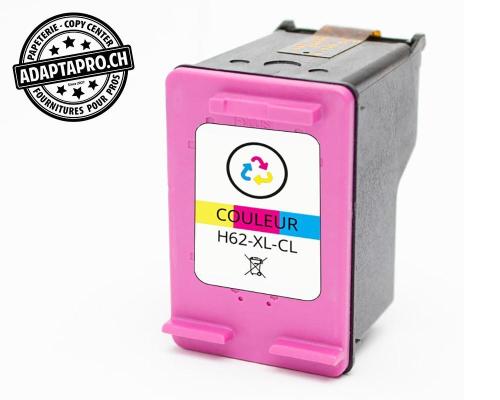 Cartouche d'encre compatible - HP 62XL - pack 3 couleurs