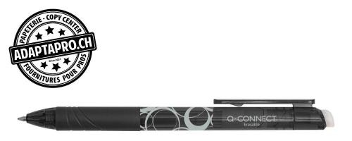 Roller Q-CONNECT - effa&ccedil;able - 0.7mm - noir