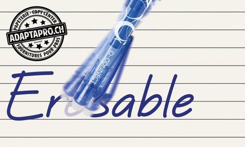 Roller Q-CONNECT - effa&ccedil;able - 0.7mm - noir