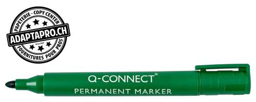 Marqueur permanent Q-CONNECT pointe ogive - 2-3mm - vert