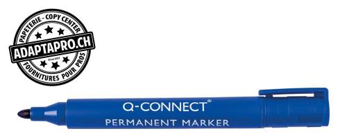 Marqueur permanent Q-CONNECT pointe ogive - 2-3mm - bleu