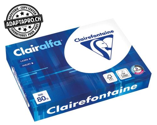 Papier premium CLAIREFONTAINE Clairalfa - FSC 80g - extra blanc - A4 - 500 feuilles
