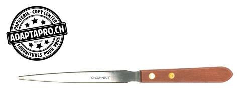 Ouvre-lettres Q-CONNECT - manche en bois, lame en acier 22cm