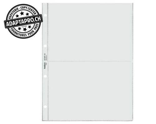 Poches trans. KOLMA CopyResistant Lisse Strong - 2*A5/A4 - 4 trous - 10 pcs