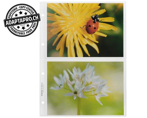 Poches trans. KOLMA CopyResistant Lisse Strong - 2*A5/A4 - 4 trous - 10 pcs
