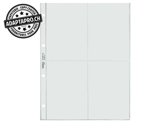 Poches trans. KOLMA CopyResistant Lisse Strong - 4*A6/A4 - 4 trous - 10 pcs
