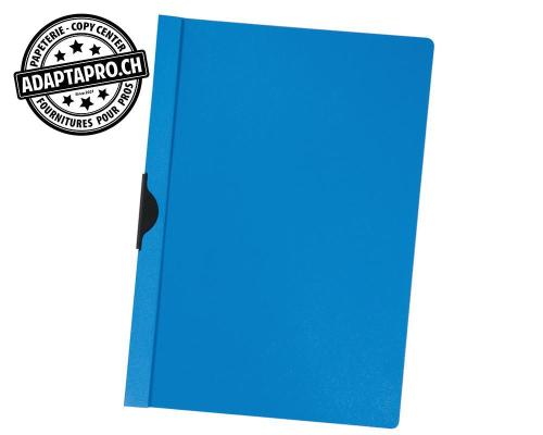 Dossier &agrave; pince Q-CONNECT Quick Clip - A4 - bleu