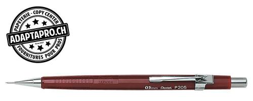 Portemine PENTEL Sharp P200 - 0.5mm - rouge