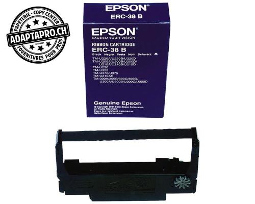 Ruban encreur EPSON - ERC-38 B/R - Noir