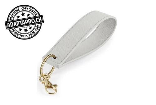 Porte-cl&eacute; &agrave; sangle &eacute;paisse - Soft Grey