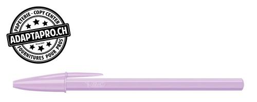 Stylo &agrave; bille - BIC Cristal - Violet Pastel