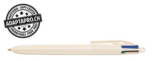 Stylo bille quatre couleurs BIC 4 Colours - Mineral Tones - Beige