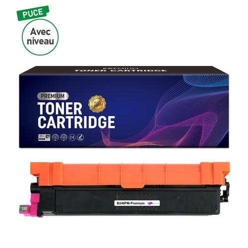 Cartouche de toner compatible - Brother TN-248 M - Magenta (1'000 feuilles)